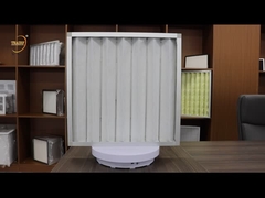 Della fibra del condizionatore d'aria flusso d'aria sintetico del filtrante 5um dello schermo piatto pre grande