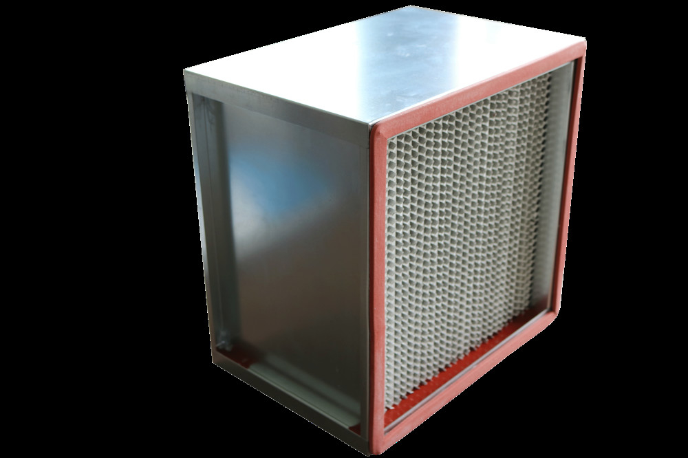 dimensione su misura ad alta temperatura pieghettata profonda del filtro da 99% 0.3um HEPA
