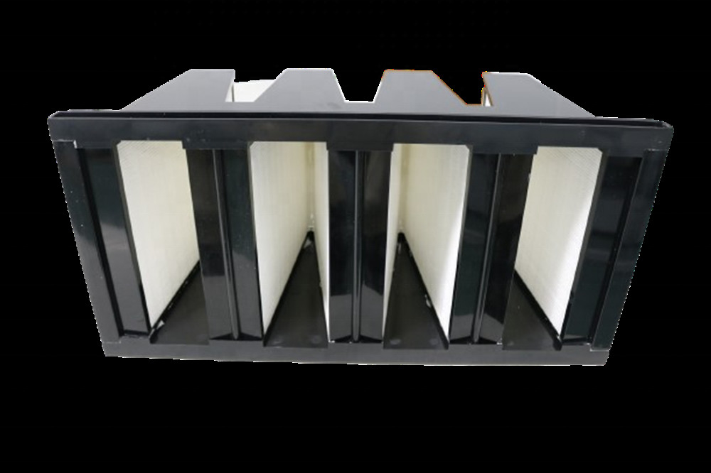 Filtro dell'aria della Banca della sala pulita V del sistema di HVAC con la struttura di plastica dell'ABS
