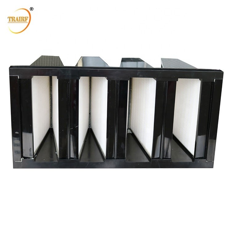 Pagina di plastica dell'ABS filtro dalla Banca da 0,5 micron V per il sistema di HVAC
