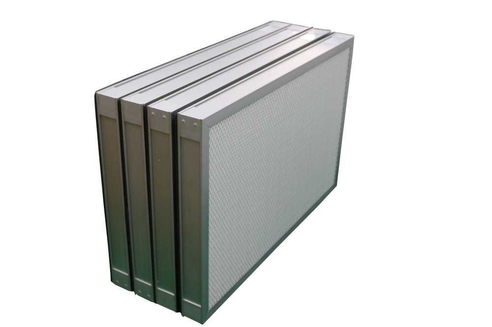 Filtro dell'aria terminale del pannello HEPA di media H13 H14 di Mini Pleats Glass Fiber Filter di filtrazione per il cappuccio di flusso laminare