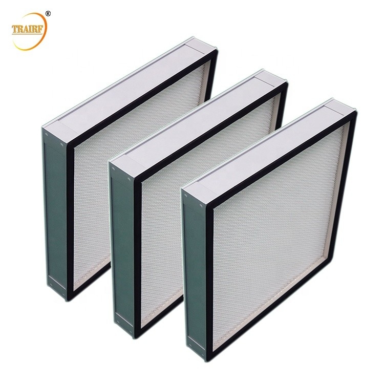 Flusso laminare Hood Filter 220Pa della fibra di vetro di filtro dell'aria di H13 HEPA