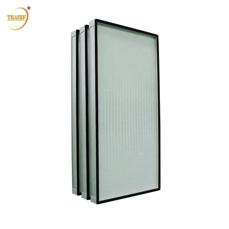 Flusso laminare Hood Filter 220Pa della fibra di vetro di filtro dell'aria di H13 HEPA