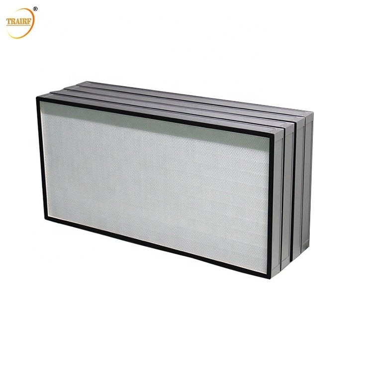 Flusso laminare Hood Filter 220Pa della fibra di vetro di filtro dell'aria di H13 HEPA