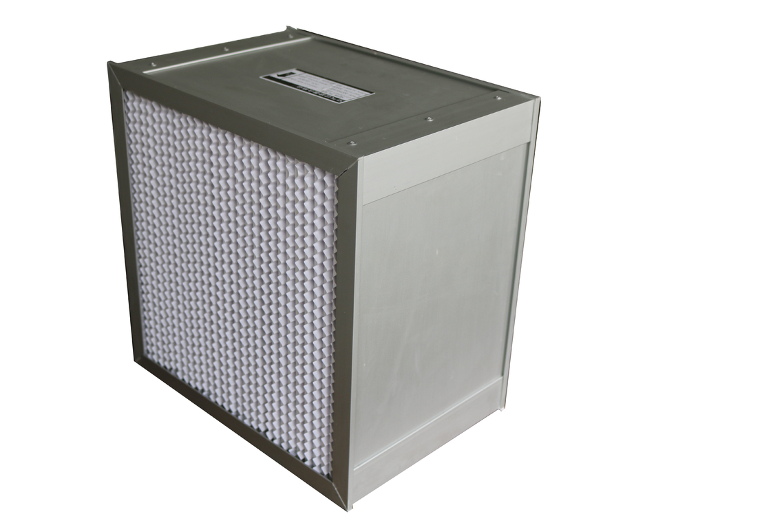 La piega profonda HEPA di H14 EU13 EU14 filtra il flusso Hood Filter With Aluminium Foil