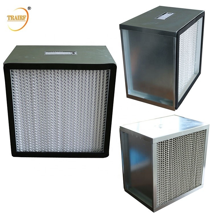 filtro profondo dalla piega HEPA di 300*550*300mm H12 H13 per il cappuccio di flusso laminare
