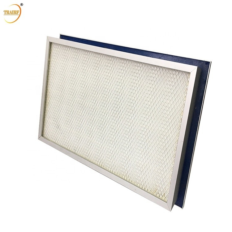Guarnizione farmaceutica Mini Pleated Hepa Filter H13 H14 del gel EN1882