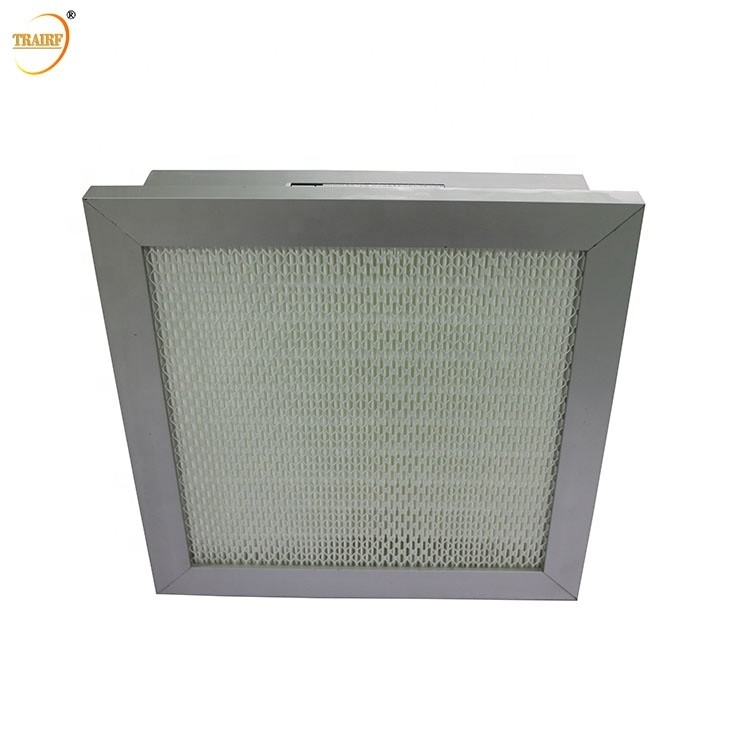 Guarnizione farmaceutica Mini Pleated Hepa Filter H13 H14 del gel EN1882