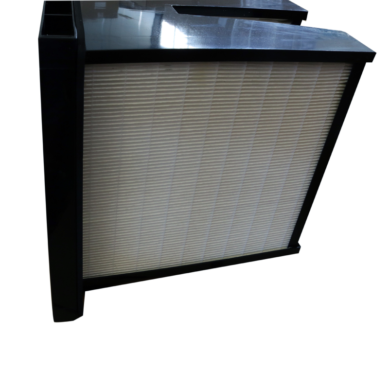 Filtro dell'aria di vetro del filtro HEPA dalla Banca di media 24x24x12 V di Microfine della struttura di plastica dell'ABS