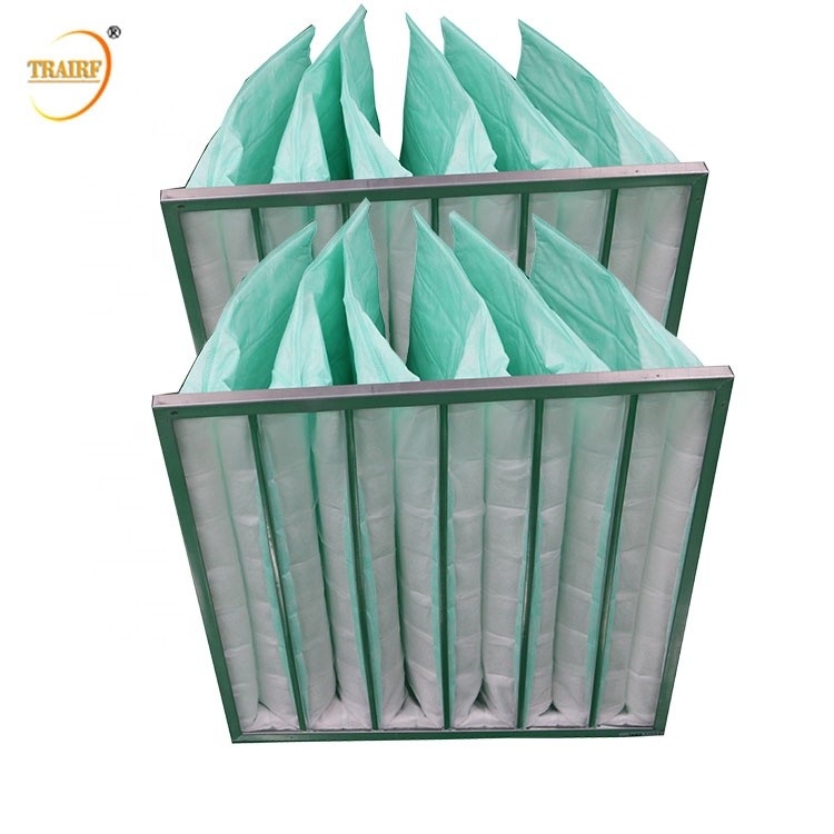 Filtro dell'aria G4 F5 F6 della borsa della tasca di filtro dell'aria della tasca AHU di forma di v