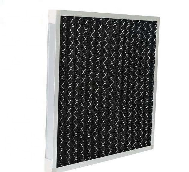 Galvanizzato placchi lo strato 610*610*46mm di filtro dell'aria del carbonio attivato di 90%