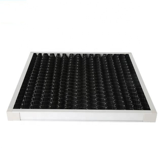 Galvanizzato placchi lo strato 610*610*46mm di filtro dell'aria del carbonio attivato di 90%