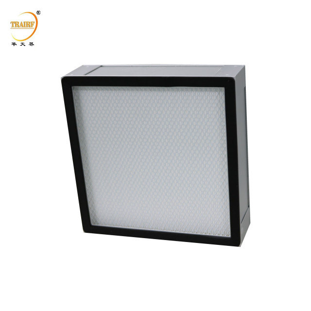 Figura in lega di alluminio H13 H14 Mini Pleat Hepa Air Filter Alta efficienza
