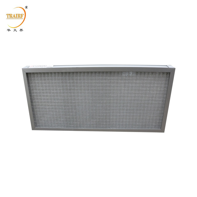 Filtro d'aria a telaio metallico plisato Filtro d'aria lavabile per la stanza pulita