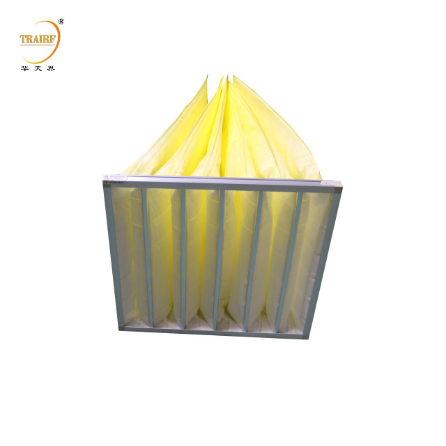 6 tasche filtro Galvanizzazione telaio 490-490-500mm filtro airbag