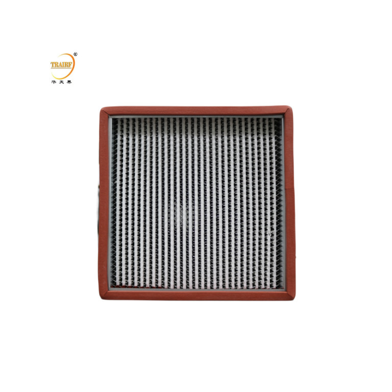 Filtri Hepa ad alta temperatura Filtro aria H14 con filtro Hepa per la stanza pulita