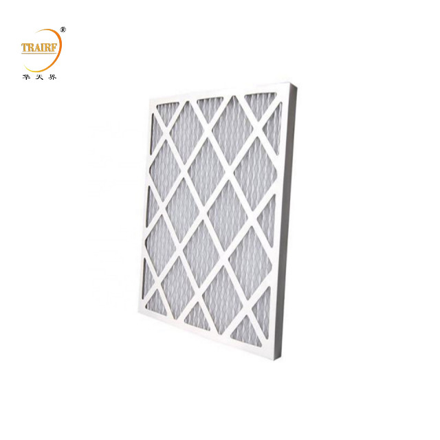 Cornice di cartone Merv Pleated HVAC AC Fornace Prefiltro dell'aria personalizzato Lavabile