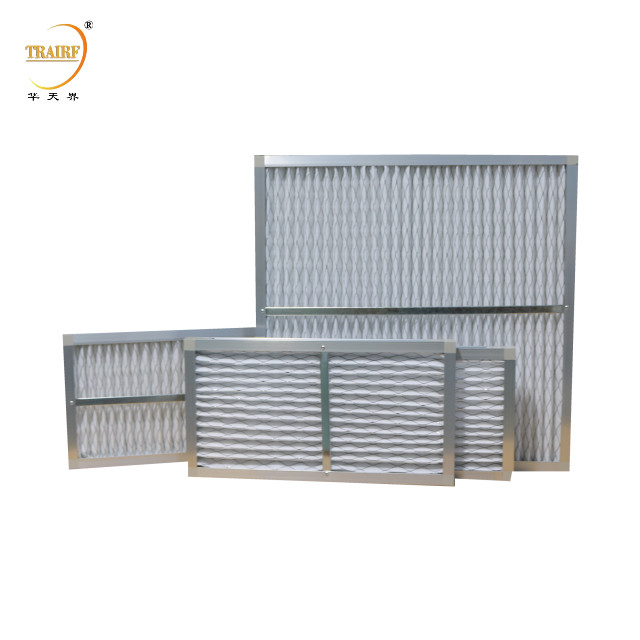 Filtro di carbonio attivo mini-piattinato per forno a filtro dell'aria