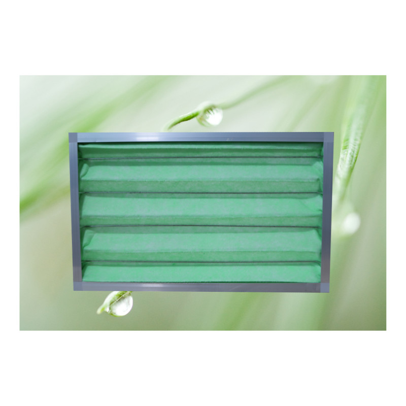 Filtro d'aria da pannello lavabile Filtro a pleat di cotone verde per cappuccio di flusso laminare
