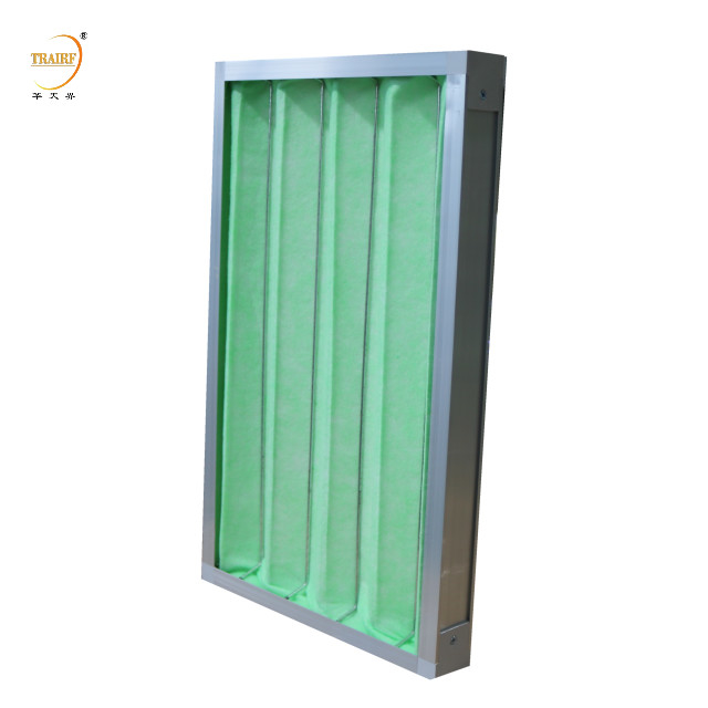 Filtro d'aria da pannello lavabile Filtro a pleat di cotone verde per cappuccio di flusso laminare
