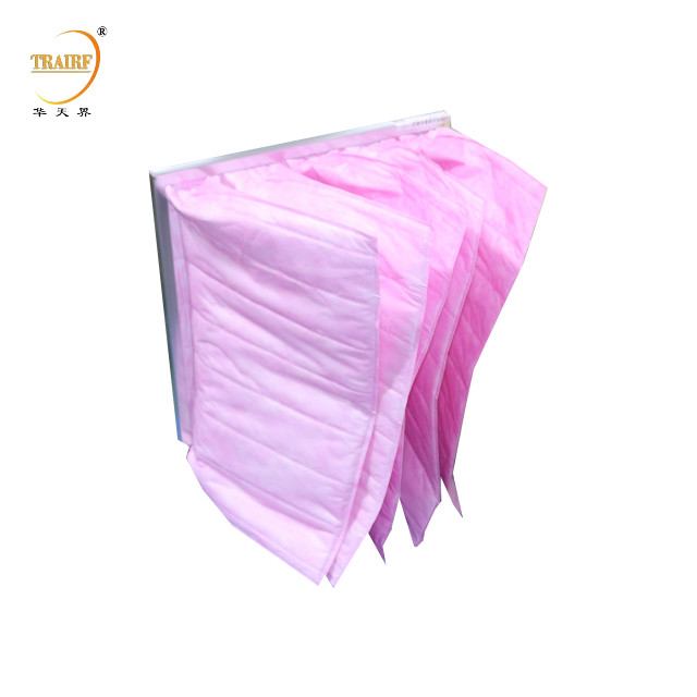 Filtro d'aria industriale Ahu Bag Filter Filtri d'aria tascabili per sistemi HVAC