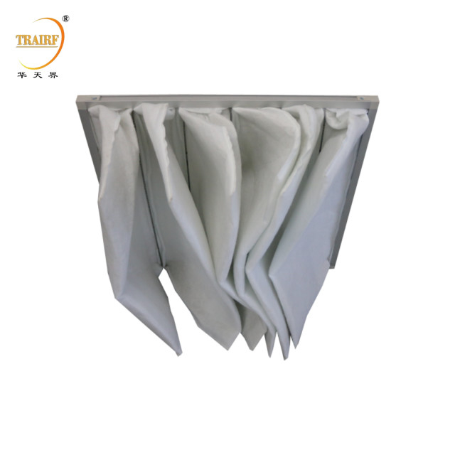 Baggio industriale lavabile filtro dell'aria G4 Media Efficienza media Baggio filtro del condizionatore d'aria tascabile per sistema HVAC